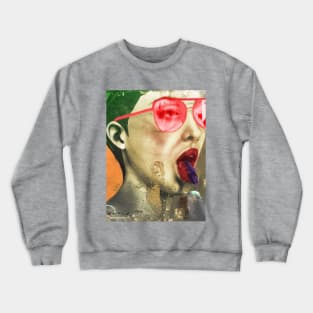 Vintage|Surreal|Aesthetic collage Crewneck Sweatshirt